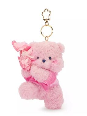 Winnie the Pooh Sakura Plush Keychain - Disney Store Japan